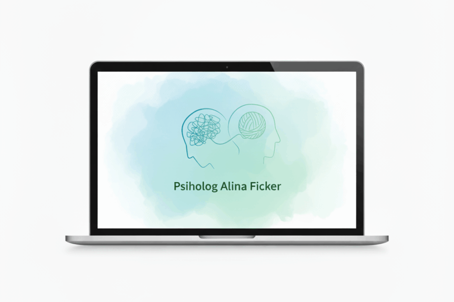 terapie online prin laptop, din confortul casei